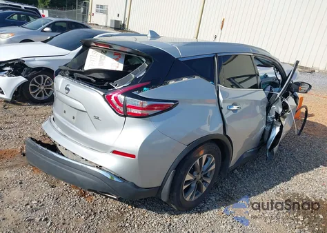 2017 Nissan Murano S/Sl/Sv/Platinum z USA, uszkodzony, nr VIN 5N1AZ2MG3HN124304